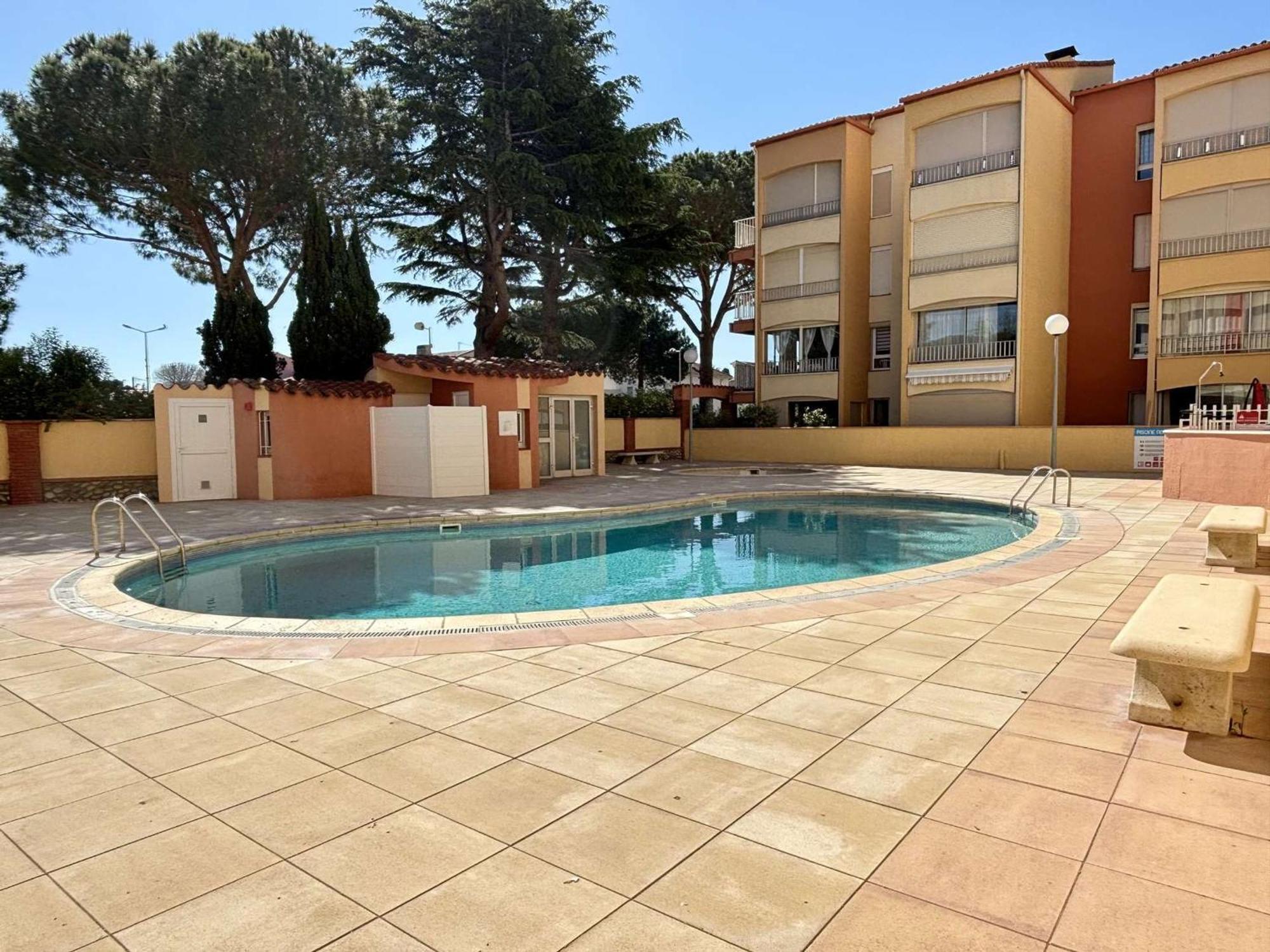 Studio/Cabine 4 Pers, Piscine, Proche Mer, Argeles-Sur-Mer - Fr-1-225-33 Luaran gambar
